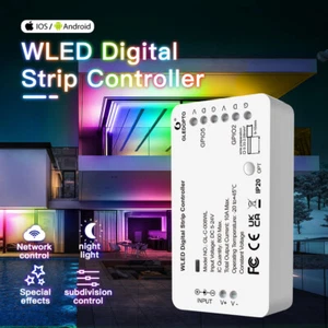 GLEDOPTO WLED Strip Controller DIY WiFi APP Control 800 IC RGB RGBW DC5V 12V 24V - Picture 1 of 13