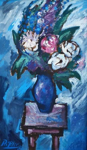 Rößler, Klaus (1939 Dresden – 2018 Heringsdorf) „Frühlingsblumen“ WVZ 437 Öl/Lw - Bild 1 von 11