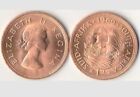 Lot of 30 Uncirculated 1960 South Africa, 1 penny, Dromedaris ship sailing coin