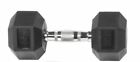 New Rubber Hex Fitness Dumbbell Hand Weight Lifting, Aval15-30 lbs, Single/Pair