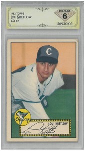 1952 Topps LOU KRETLOW #42 Rookie RC 💎 DSG 6 EX/NM