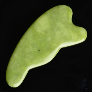 Natural Jade Stone Gua Sha Tools Massage Tool Scraping Board Beauty Massager - Picture 1 of 8