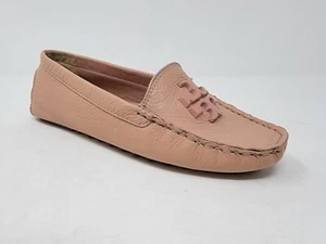 Tory Burch Everly Pebble Leder Pink Moon Driver Loafer 85159 Größe 7,5 - Bild 1 von 9