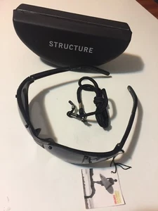 NEUE STRUKTUR SONNENBRILLE / mit Etui & HALSBAND / LEICHT / schwarz / UV 400 - Bild 1 von 10