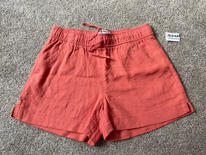 NWT Old Navy Girls Linen Shorts Size M 8 - Picture 1 of 3