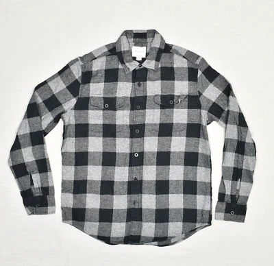 Camisa American Eagle Algodón Negra A Cuadros Abotonada Talla M Calce Clásico Franela Foto 1 de 4