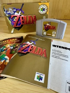 Legend Of Zelda Ocarina of Time CIB Complete N64 - Picture 1 of 9