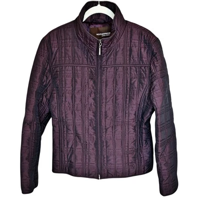 Weatherproof Quilted Jacket XL Merlot Purple Lightweight Insulated Fall Winter - Image 1 of 4