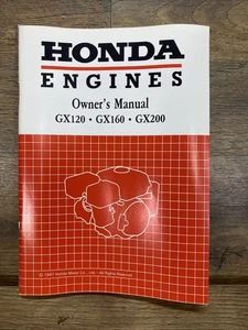 OEM 1997 Honda Motoren GX120 GX160 GX200 Fabrik Werkstatt Bedienungsanleitung Buch - Bild 1 von 3