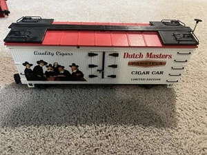 LGB Lehmann 43745 Dutch Masters Wood Sheathed Cigar Boxcar G Scale - Picture 1 of 9