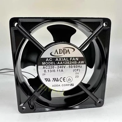 ADDA 12038 A1282HB-AW ACV220-240V 0.13/0.11A 12CM AC Cooling Fan - Image 1 of 2