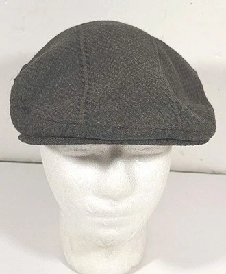 Vintage Totes Tweed Rain Roll Brown Hong Kong L Newsboy Cap Hat Golf Cabbie Wool - Image 1 of 4