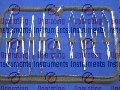 KIT OFTÁLMICO MICROCIRUGÍA CASTROVIEJO 9 PIEZAS GRADO O R Foto 1 de 4