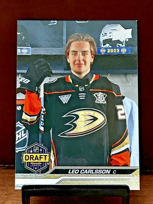 2023-24 Upper Deck Extended Series - 1st Round Rookies Leo Carlsson #736 (RC) - Image 1 of 2