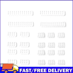 24pcs 6/8/24 Pin Cable Comb for 3.0-3.6mm PC Power Cables Wiring (White) - Afbeelding 1 van 11