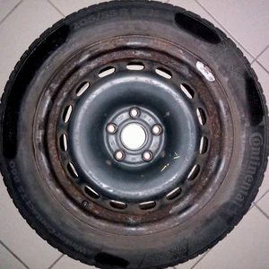 2 x Kompletträder AUDI/VW 205/55R16 91H CONTINENTAL Winterreifen - TOPZUSTAND  - Bild 1 von 4