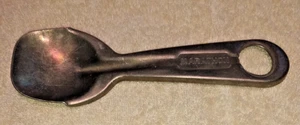Vintage “Marathon” 8" SHORT'NING AND ICE CREAM SPOON Scoop Mid Century Aluminum - Picture 1 of 4