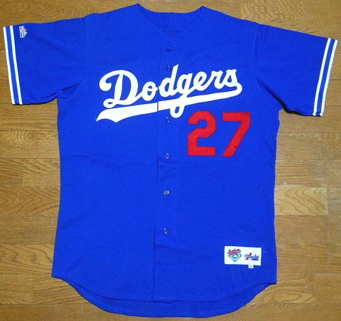 Majestic MLB Los Angeles Dodgers Kevin Brown Uniform Batting Practice Jersey Cover