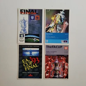 Arsenal FC Postcard Bundle x4 FA Cup Finals The Sporting Postcard Co 4 Postcards - Picture 1 of 6