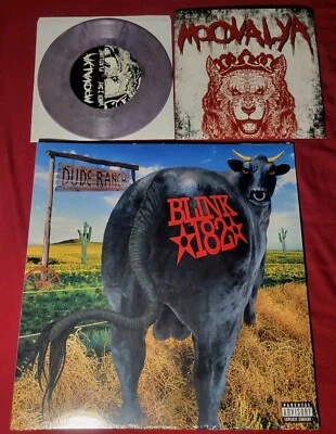 Blink 182 Dude Ranch Vinyl Lp & Moovalya Colored 7-inch Vinyl Together!!! Foto 1 de 4