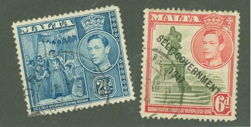 Malta #196, #216 used singles - Image 1 of 1