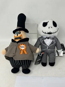 Muñecas de peluche 25 aniversario de peluche Nightmare Before Christmas ALCALDE & JACK - Imagen 1 de 2
