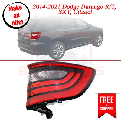 New Tail Light right side for 2014-2021 Dodge Durango R/T, Special Service, SXT - Изображение 1 из 4