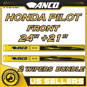 ANCO Fit Honda Pilot 2003-2008 Wiper Blades 2pk Standard Front 30240/30210 - Picture 1 of 3