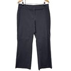 Express Trouser Dress Pants Womens 13/14 Regular Gray Rayon Polyester Wide Leg