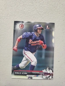 Bowman - Prospects Ronald Acuña Jr. 2017 #BP127 (RC) EX envío gratuito - Imagen 1 de 2
