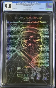 COVID: A GLOBAL PANDEMIC SAGA SE DESPLIEGA #1 WE THE PEOPLE FOIL CGC 9.8 CASI COMO NUEVO - Imagen 1 de 2