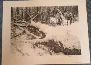 Paul Calle - End of a Long Day - Signed Wildlife Print Unframed #'d 187/950 - Picture 1 of 7