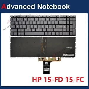 US backlit Keyboard for HP 15-FC 15-FD 15T-FC TPN-Q287 TPN-Q286 - Picture 1 of 1