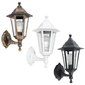 Outdoor Wall Light Traditional Garden Lantern Outside Lighting IP44 Yard Patio - Picture 1 of 31