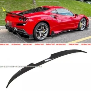 Real Carbon Fiber Rear Trunk Wing Lip Spoiler For Ferrari F8 Coupe Spider 19-23 - Bild 1 von 11