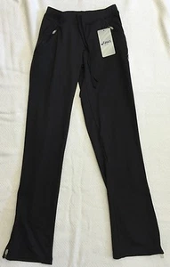 Women's Straight Leg Black Running Pants By Asics Sz XS NWT - Picture 1 of 10