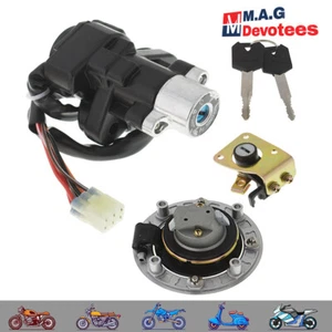 For Suzuki Katana GSX600F 750F 98-06 Ignition Switch Gas Cap Cover Seat Lock Key - Picture 1 of 15