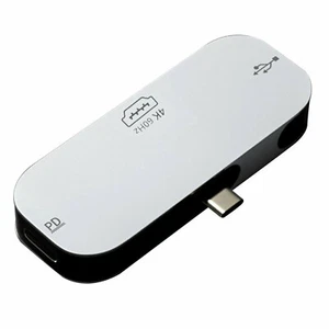USB Hub Type C 3.1 to HDMI C Port Adapter 3-in-1 Multi USB PD Docking Station - Picture 1 of 6