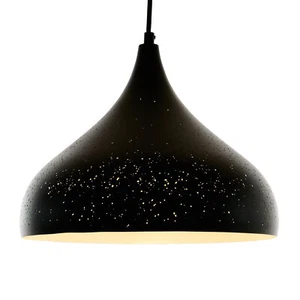 Opis PL3 – Rustikale Metallschirm-Lampe mit einzigartigem Lochmuster - Picture 1 of 11