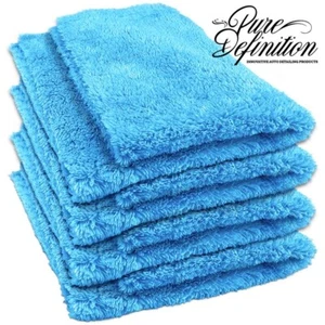 Edgeless Microfibre Cloths 4 Pack Plush Microfiber Car Detailing Pure Definition - Picture 1 of 7