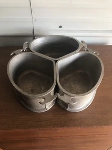 Guardian Service Ware Aluminum Triangle Baking Pots Without  Glass Lids 3pc Set - Picture 1 of 4