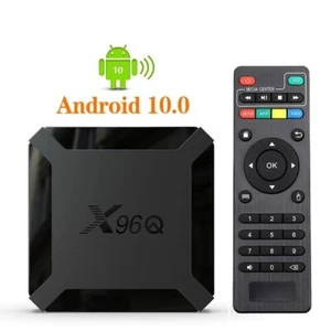 Quad Core 2+16GB Android 10.0 OS 4K WIFI Media Player X96Q TV Box H313 [US Plug] - Picture 1 of 7