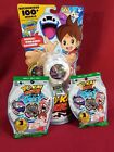 Yo-Kai Watch Hasbro Series 1 White W/ 2 Medals, Plus 2 Series 3 Medal Packs Lot