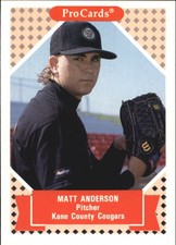 1991-92 ProCards Tomorrow's Heroes #11 Matt Anderson