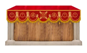 Embroidered Church Altar Superfrontal for mass and church services - Picture 1 of 25