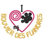 I "Heart" My Bouvier des Flandres Long-Sleeved T-Shirt 1289-2 Size S - XXL