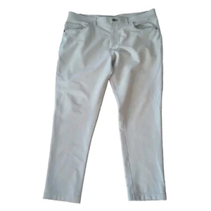 Public Rec Pants Mens 40x32 Gray 5 Pocket Performance Stretch Preppy Golf Smart - Picture 1 of 13