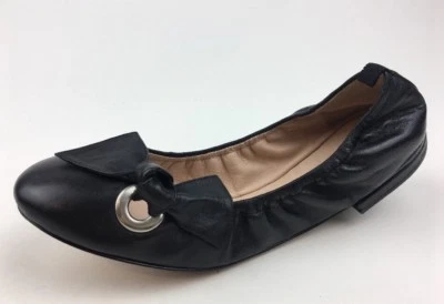 Zapatos planos redondos de ballet Marc Jacobs Venice para mujer talla US 8,5, negros 124 Foto 1 de 4
