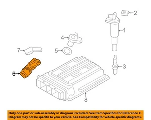 BMW OEM 2019 X6 Electrical Ignition System-Crnkshft Sensor 13627628741 - Picture 1 of 2