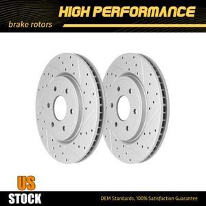 Rotor de freno de disco delantero 2 piezas para Suzuki Equator Nissan Frontier Pathfinder Xterra - Imagen 1 de 6